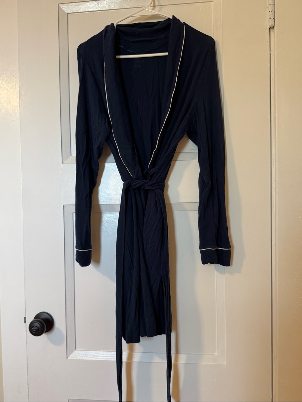 Navy blue robe